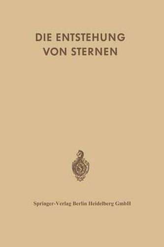 Cover image for Die Entstehung von Sternen durch Kondensation Diffuser Materie: 3 Preisschriften