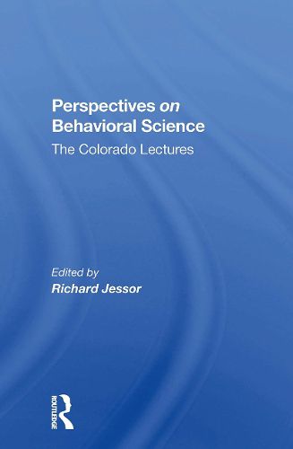 Cover image for Perspectives On Behavioral Science