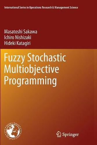 Cover image for Fuzzy Stochastic Multiobjective Programming