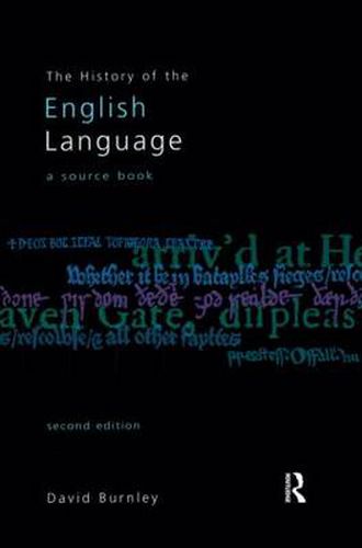 Cover image for The History of the English Language: A Source book