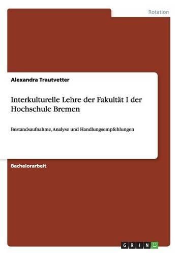 Cover image for Interkulturelle Lehre Der Fakultat I Der Hochschule Bremen