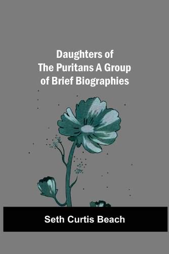 Cover image for Daughters Of The Puritans A Group Of Brief Biographies