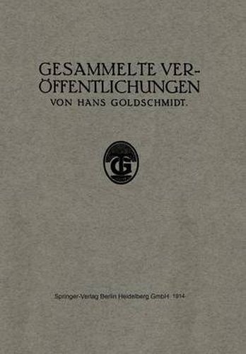 Cover image for Gesammelte Veroeffentlichungen
