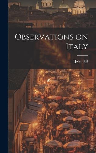 Cover image for Observations on Italy