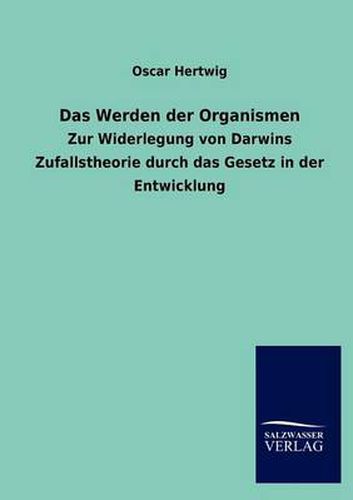 Cover image for Das Werden der Organismen