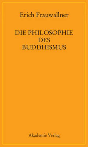 Cover image for Die Philosophie des Buddhismus