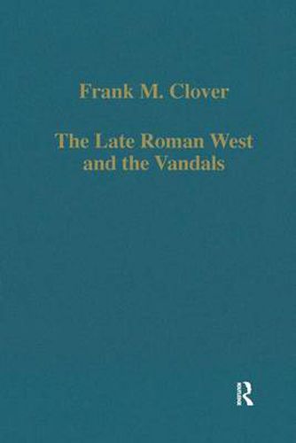 Cover image for The Late Roman West and the Vandals