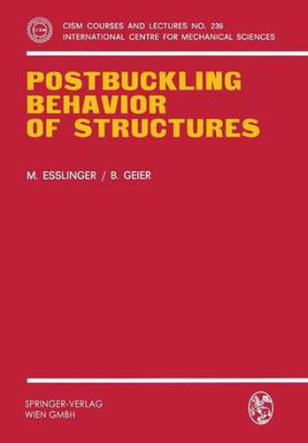 Cover image for Postbuckling Behavior of Structures