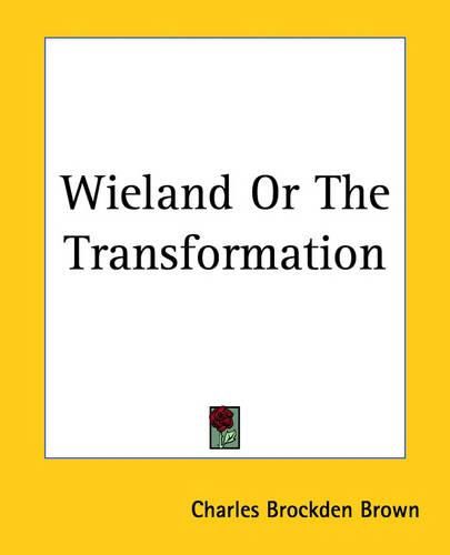 Cover image for Wieland Or The Transformation