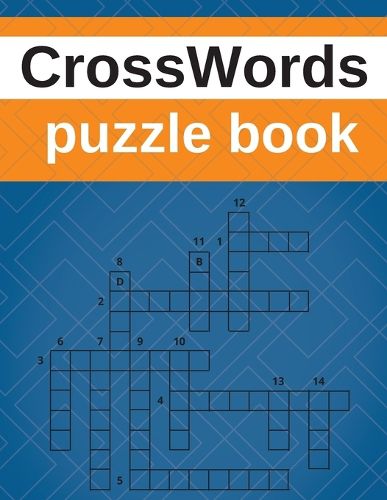 Cover image for CrossWords puzzle book: Crossword activity puzzle book for adults medium level