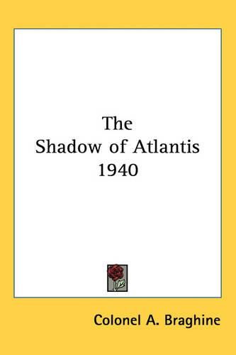 Cover image for The Shadow of Atlantis 1940