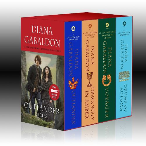 Cover image for Outlander 4-Copy Boxed Set: Outlander, Dragonfly in Amber, Voyager, Drums of Autumn