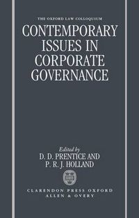 Cover image for Contemporary Issues in Corporate Governance