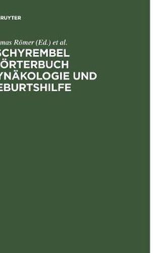 Pschyrembel Woerterbuch Gynakologie und Geburtshilfe