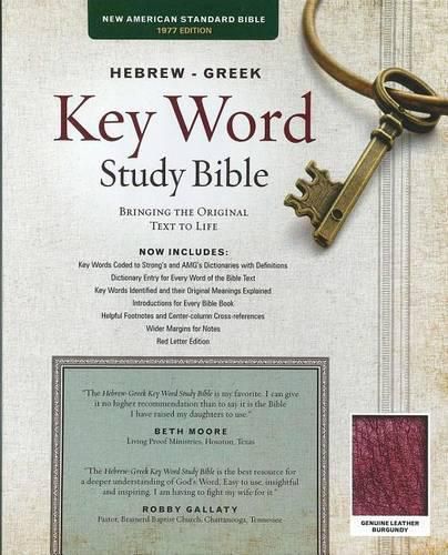 Cover image for Hebrew-Greek Key Word Study Bible-NASB: Key Insights Into God's Word