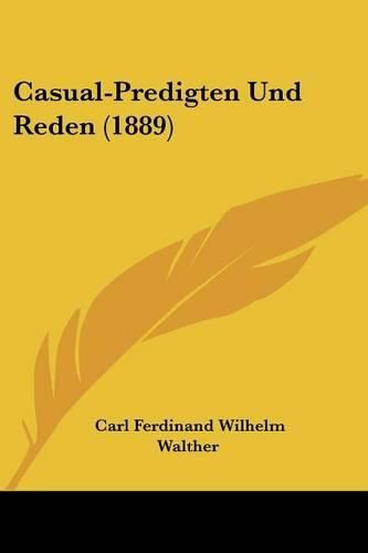 Cover image for Casual-Predigten Und Reden (1889)