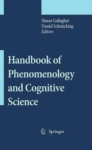 Cover image for Handbook of Phenomenology and Cognitive Science