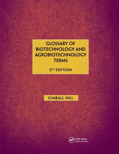 Cover image for Glossary of Biotechnology & Agrobiotechnology Terms