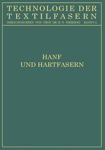 Cover image for Hanf Und Hartfasern