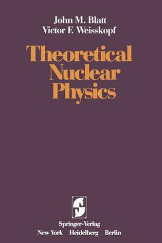 Cover image for Theoretical Nuclear Physics