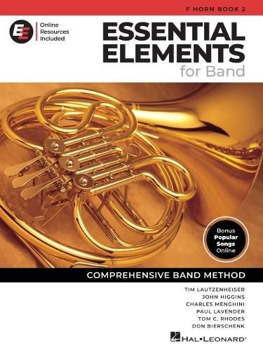 Cover image for Essential Elements for Band - F Horn Book 2 with Eei