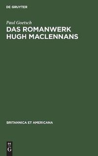 Cover image for Das Romanwerk Hugh MacLennans