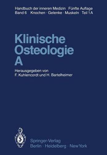 Cover image for Klinische Osteologie * A