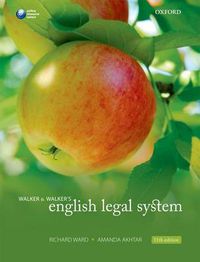 Cover image for Walker & Walker's English Legal System