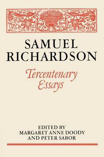 Cover image for Samuel Richardson: Tercentenary Essays