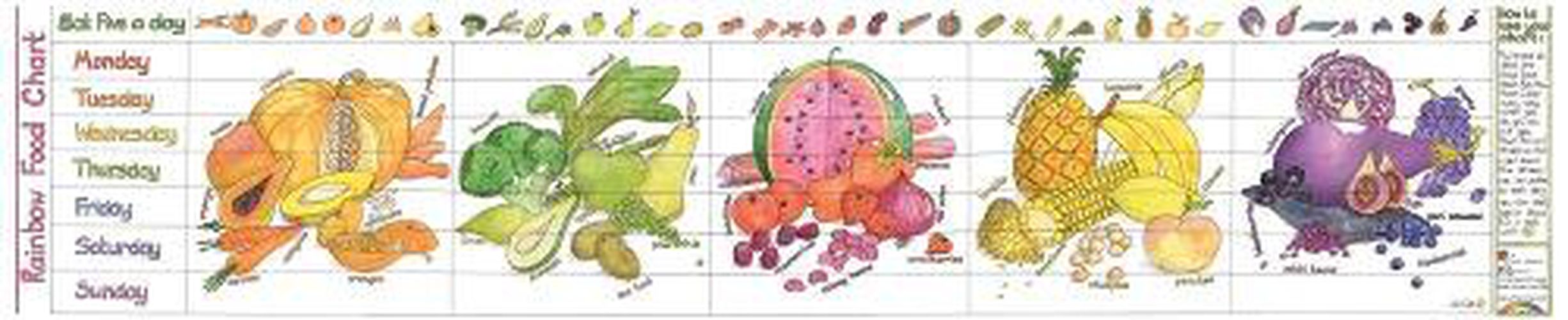 Cover image for Rainbow Food Activity Chart