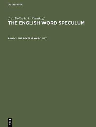 Cover image for The reverse word list