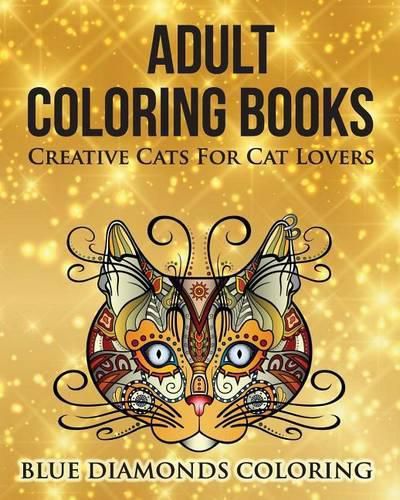 Cover image for Creative Cats For Cat Lovers: Adult Coloring Book