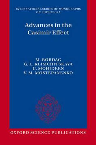 Cover image for Advances in the Casimir Effect