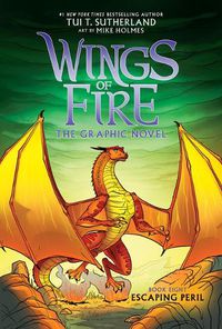 Cover image for Escaping Peril: A Graphic Novel (Wings of Fire Graphic Novel #8)