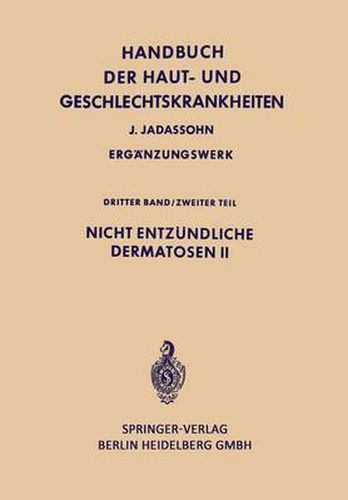 Cover image for Nicht entzundliche Dermatosen II