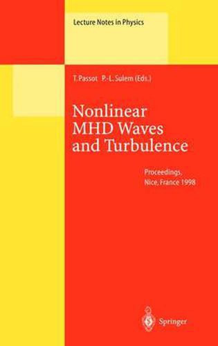 Cover image for Nonlinear MHD Waves and Turbulence: Proceedings of the Workshop Held in Nice, France, 1-4 December 1998