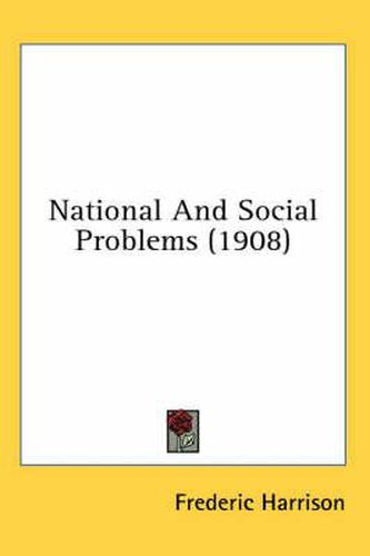 National and Social Problems (1908)