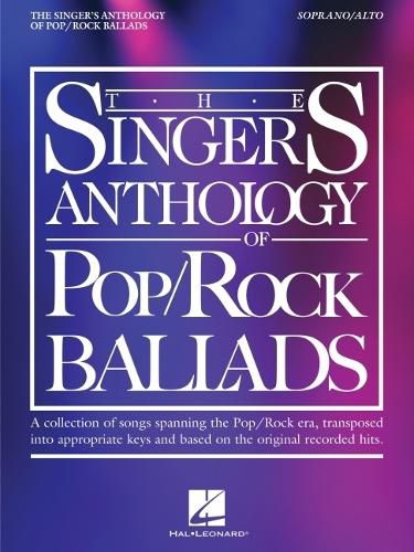 Cover image for The Singer's Anthology of Pop/Rock Ballads