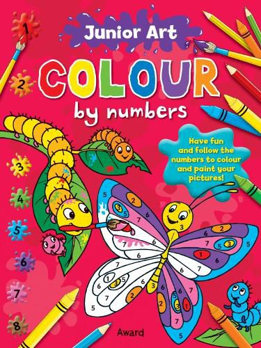 Cover image for Junior Art Colour By Numbers: Butterfly
