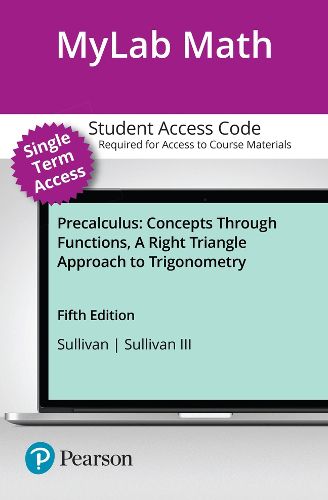 Cover image for MyLab Math with Pearson eText (up to 18-weeks) Access Code for Precalculus