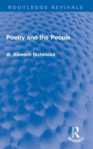 Cover image for Poetry and the People