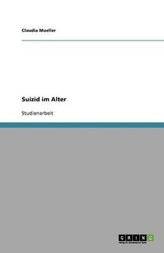 Cover image for Suizid im Alter