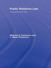 Cover image for Public Relations Law: A Supplemental Text