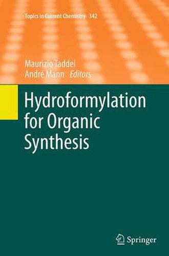 Cover image for Hydroformylation for Organic Synthesis