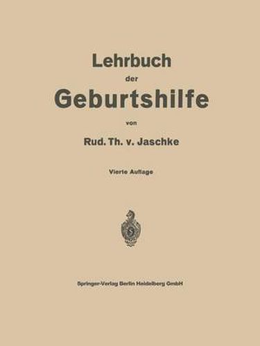 Cover image for Lehrbuch Der Geburtshilfe