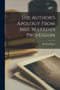Cover image for The Author's Apology From Mrs. Warren's Profession