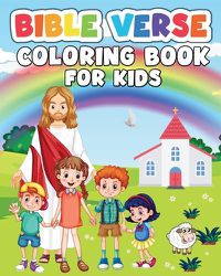 Cover image for Bible Verse Coloring Book for Kids