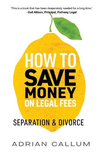 Cover image for How to Save Money on Legal Fees: Separation and Divorce