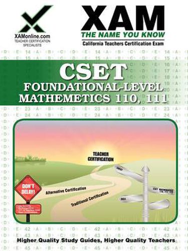 Cover image for Cset Foundational-Level Mathematics 110, 111 Teacher Certification Test Prep Study Guide