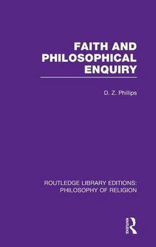 Cover image for Faith and Philosophical Enquiry